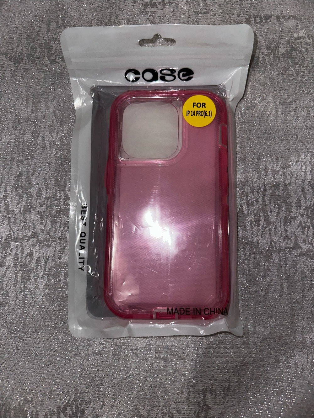 Pink iPhone 14 Pro (6.1) Protective Phone